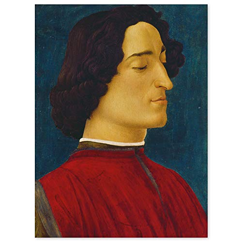 JUNIWORDS Poster, Sandro Botticelli, Giuliano di Piero de Medici, 30 x 40 cm von JUNIWORDS