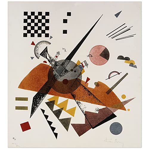 JUNIWORDS Poster, Wassily Kandinsky, Orange, 90 x 82 cm (3001852) von JUNIWORDS