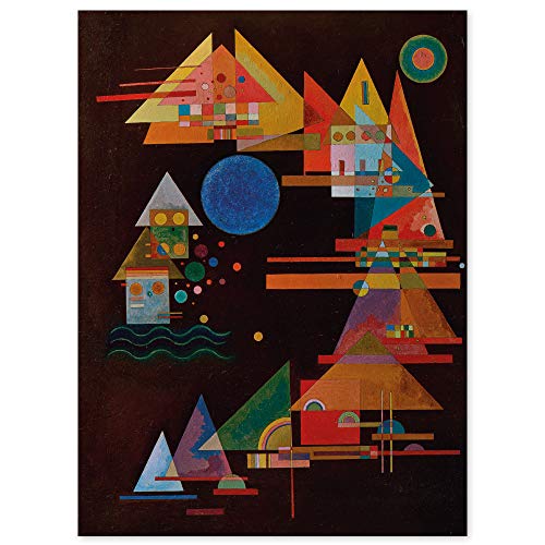 JUNIWORDS Poster, Wassily Kandinsky, Spitzen im Bogen, 30 x 40 cm von JUNIWORDS