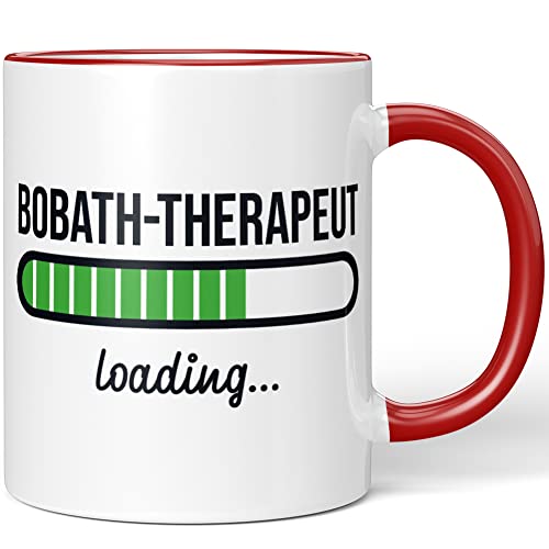 JUNIWORDS Tasse, Bobath-Therapeut loading, Rot (6189993) von JUNIWORDS