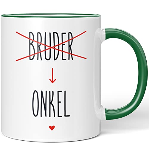 JUNIWORDS Tasse, Bruder, Onkel, Grün (1005433) von JUNIWORDS