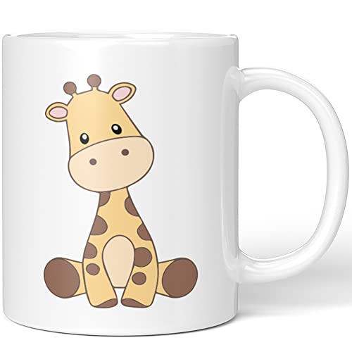 JUNIWORDS Tasse, Giraffe, Wähle Farbe, Weiß von JUNIWORDS