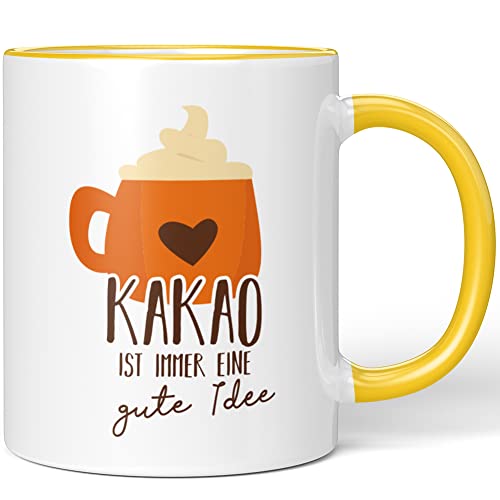 JUNIWORDS Tasse, Kakao ist Immer eine Gute Idee, Wähle Farbe, Gelb JUNIWORDS Tasse, Kakao ist Immer eine Gute Idee, Wähle Farbe, Gelb von JUNIWORDS