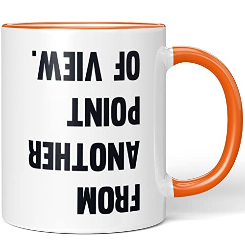 JUNIWORDS Tasse, from Another Point of View. UMGEKEHRT, Wähle Farbe, Orange von JUNIWORDS