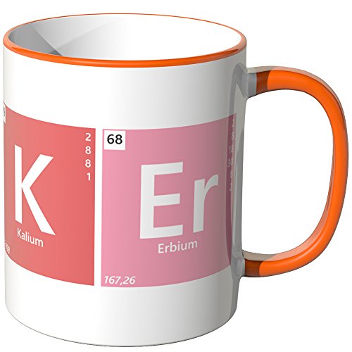 JUNIWORDS Tasse - Wähle eine Farbe - "Periodensystem Pauker" - Orange JUNIWORDS Tasse - Wähle eine Farbe - "Periodensystem Pauker" - Orange von JUNIWORDS