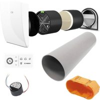 BOSCH Paket dezentrale Lüftung JUPA VE201 Zwei-Zimmer Wohnung (35 m2 Wohnfläche) - 7739615248 von JUNKERS BOSCH