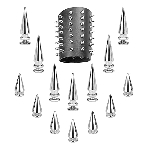 JUNMEIDO 130 Stück Ziernieten Punk Killernieten Set Killernieten zum Schrauben Nieten Spitz Metallic Spitznieten Edelstahl Zierniete Metall Schraubniete für kleidung Spitz,Leder,Taschen,Lederhandwerk JUNMEIDO 130 Stück Ziernieten Punk Killernieten Set Killernieten zum Schrauben Nieten Spitz Metallic Spitznieten Edelstahl Zierniete Metall Schraubniete für kleidung Spitz,Leder,Taschen,Lederhandwerk von JUNMEIDO