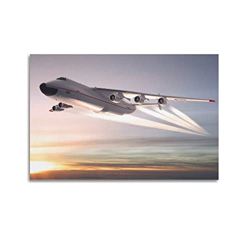 JUNNA Fighter Jet Poster Antonov An-225 Transport Flugzeug Dekorative Malerei Leinwand Wand und Kunst Bild Familie Schlafzimmer Dekor 30 x 45 cm JUNNA Fighter Jet Poster Antonov An-225 Transport Flugzeug Dekorative Malerei Leinwand Wand und Kunst Bild Familie Schlafzimmer Dekor 30 x 45 cm von JUNNA