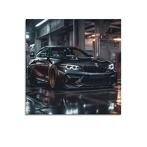 JUNNA Sportwagen-Poster für BMW F87 M2 Super Car Racing Car Dekorative Malerei Leinwand Wand und Kunst Bild Familie Schlafzimmer Dekor 40 x 40 cm JUNNA Sportwagen-Poster für BMW F87 M2 Super Car Racing Car Dekorative Malerei Leinwand Wand und Kunst Bild Familie Schlafzimmer Dekor 40 x 40 cm von JUNNA