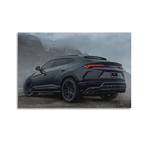 JUNNA Supercar Poster für Lamborghini Urus SUV Sportauto Rennauto Dekorative Malerei Leinwand Wand und Kunst Bild Familie Schlafzimmer Dekor 40 x 60 cm von JUNNA