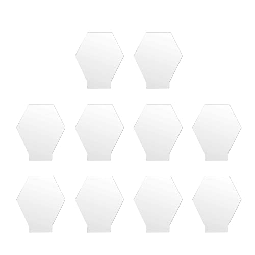 10 Stück Klare Leere Blech Acrylhochzeitsschilder Leere Tisch Sitzkarten Mit Doppelseitiger Schutzfilm 10 Stück Klare Leere Blech Acrylhochzeitsschilder Leere Tisch Sitzkarten Mit Doppelseitiger Schutzfilm von JUNNASALIKER