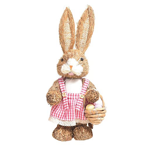 14inch Künstlichem Stroh Kaninchen Stehende Hasen Mit Karotteneiern Ornamente Hausgartendekoration Für Themenparty Party 14inch Künstlichem Stroh Kaninchen Stehende Hasen Mit Karotteneiern Ornamente Hausgartendekoration Für Themenparty Party von JUNNASALIKER
