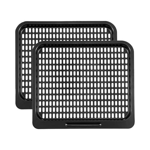 2 Piece Langable Non Stick Backwanne Masch Kochregal Einfach Zu Reinigen Tablett Für Luftbratenquadrate Ofen Pfanne Ersatzschale 2 Piece Langable Non Stick Backwanne Masch Kochregal Einfach Zu Reinigen Tablett Für Luftbratenquadrate Ofen Pfanne Ersatzschale von JUNNASALIKER