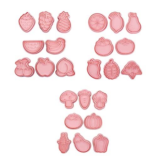 24pcs/Set Obst Keksformen Cookie Biscuit Formen Plastikkeksmarken Keksdekorationswerkzeuge 24pcs/Set Obst Keksformen Cookie Biscuit Formen Plastikkeksmarken Keksdekorationswerkzeuge von JUNNASALIKER