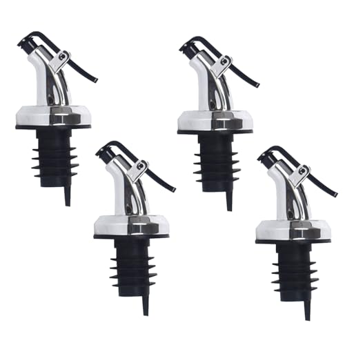 4 Pack Weinflaschengieß Einfach Zu Verwenden Ölflaschenstopper Spezialendspender Weinguriegel Schloss Plastikmaterial Für Öl 4 Pack Weinflaschengieß Einfach Zu Verwenden Ölflaschenstopper Spezialendspender Weinguriegel Schloss Plastikmaterial Für Öl von JUNNASALIKER