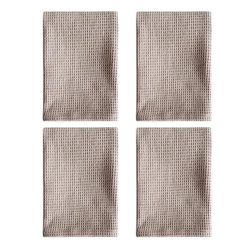 4PCs Sortiertes Geschirr Lappen Schnelles Trocknungsschale Absorbierende Handtuch Bequemes Baumwolltuch Perfekt Für Die Tägliche Reinigung von JUNNASALIKER