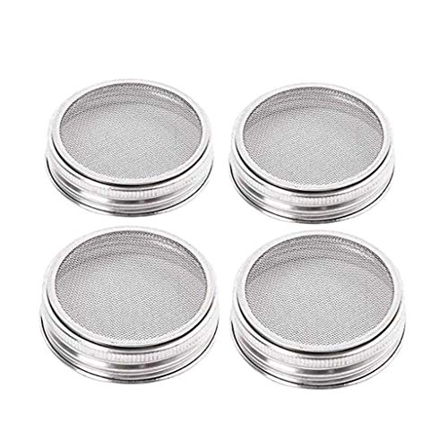 4pcs/Set Samen Sprosslids 304 Edelstahlfilter Mesh Abdeckungssieb Für Breite Keimungserscheinungsgläser 4pcs/Set Samen Sprosslids 304 Edelstahlfilter Mesh Abdeckungssieb Für Breite Keimungserscheinungsgläser von JUNNASALIKER
