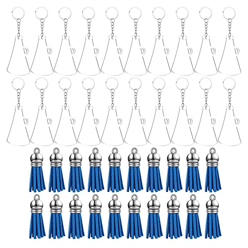 60pcs Keyring Charm Acrylschlüsselketten Set Geschenkhandwerkskit Für Kid Adult Crafing Keychain Pendell Handwerk von JUNNASALIKER