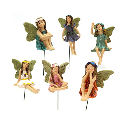 6pcs Miniaturgarten Feen Figuren Harz Statue Fairy Garden Ornamente Outdoor Mikrolandscape Dekorationen 6pcs Miniaturgarten Feen Figuren Harz Statue Fairy Garden Ornamente Outdoor Mikrolandscape Dekorationen von JUNNASALIKER