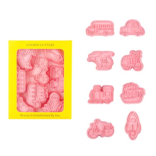 8pcs Transports Fahrzeug Keksschneider Keksmarken Fondant Pastry Form Plastik Keksschneider Küche Backbedarf 8pcs Transports Fahrzeug Keksschneider Keksmarken Fondant Pastry Form Plastik Keksschneider Küche Backbedarf von JUNNASALIKER