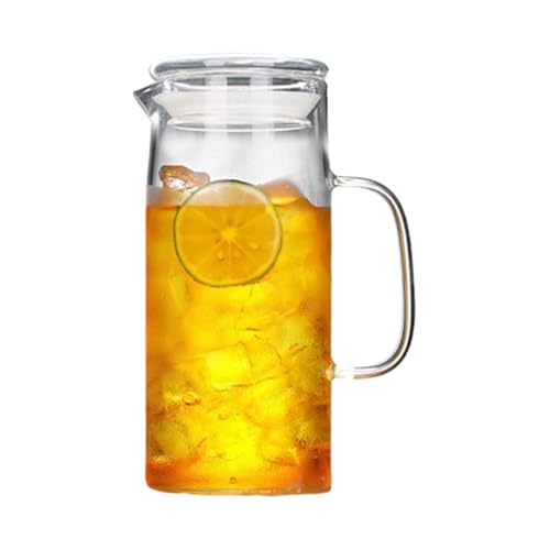Auswirkungen Resistenter Glasflasche Robuster Glaskaraffe Für Eiskaffeemilch Und Andere Getränke Ideal Für Den Täglichen Gebrauch von JUNNASALIKER