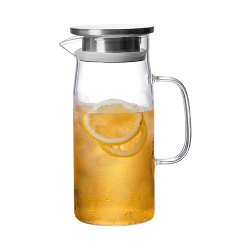 Auswirkungen Resistenter Glasflasche Robuster Glaskaraffe Für Eiskaffeemilch Und Andere Getränke Ideal Für Den Täglichen Gebrauch von JUNNASALIKER
