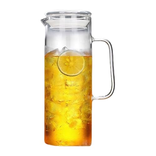 Auswirkungen Resistenter Glasflasche Robuster Glaskaraffe Für Eiskaffeemilch Und Andere Getränke Ideal Für Den Täglichen Gebrauch von JUNNASALIKER