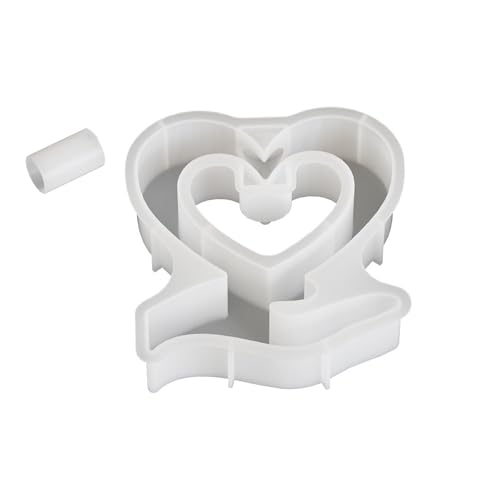 Blumenknopf Vase Formen Die Entzückende Hydroponische Pflanze Mit Herz Silikonblütenpot Formen Silikontextur Entwerfen von JUNNASALIKER