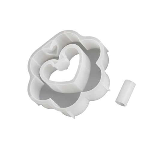 Blumenknopf Vase Formen Die Entzückende Hydroponische Pflanze Mit Herz Silikonblütenpot Formen Silikontextur Entwerfen von JUNNASALIKER