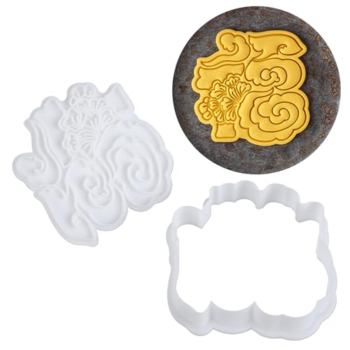 Cartoon Cookie Schimmel Festliche Keksschneider Set Cookie Cookie Formen Kunststoffmaterial Backmittel Für Neues Jahr von JUNNASALIKER