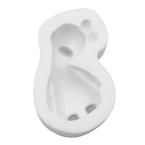 Cartoon Duckkerker Silikonform Epoxy Harzform Tisch Ornamente Formplasters Machen Sie Werkzeug Einfach Zu Reinigen von JUNNASALIKER