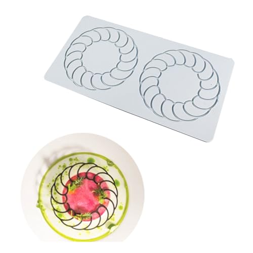 Einfache Blattzweigmuster Schnürsenkel Matten Fondants Prädser Backen Dekorationen Formen Kuchen Fondants Silikone Formen Einfach Zu Bedienen Zu Verwenden von JUNNASALIKER