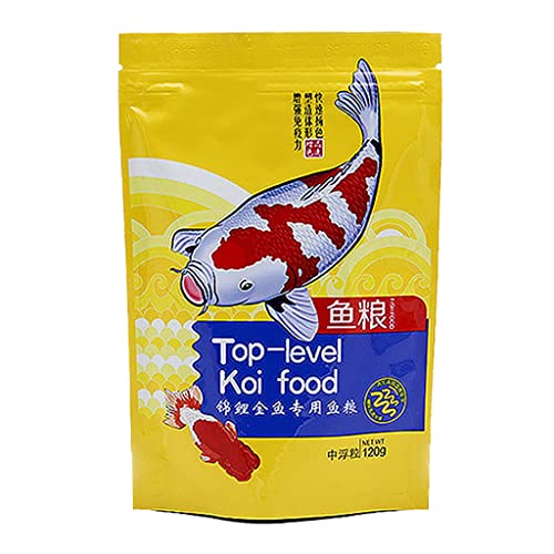 JUNNASALIKER Fischnahrungsmittelwachstum Formeln Fischfutter Premium Fischfutter Für Teich 4oz Ernährung JUNNASALIKER Fischnahrungsmittelwachstum Formeln Fischfutter Premium Fischfutter Für Teich 4oz Ernährung von JUNNASALIKER