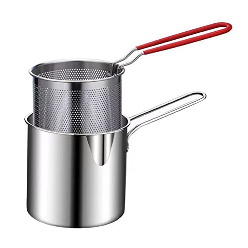 Fry Basket Topf Frittyer Frittieren Edelstahl Frittingfilter Bratpfanne Draht Küche Truthahn Zwiebel Frittingwerkzeug von JUNNASALIKER