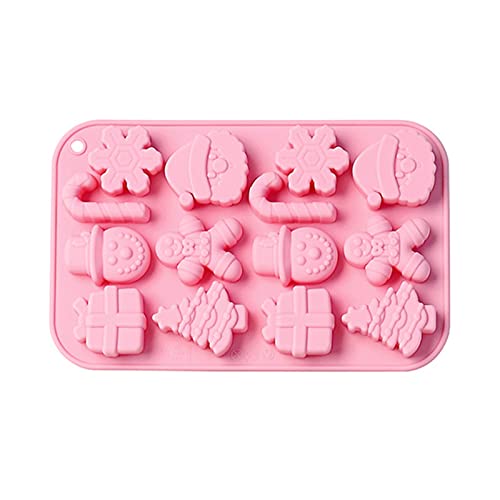 Für Kreative Weihnachtsthema Form Form Fondant Kuchen Silikonformgebäck Schokoladenform Schande Süßigkeiten Seifenform Backwerkzeug von JUNNASALIKER