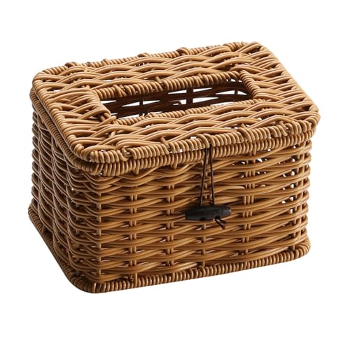 Gewebte Nachahmung Rattan Rechteckige Gewebebox Easy Installieren Sie Wohnzimmer Gewebehalter Dekorative Papierhandtuch Gewebte Nachahmung Rattan Rechteckige Gewebebox Easy Installieren Sie Wohnzimmer Gewebehalter Dekorative Papierhandtuch von JUNNASALIKER