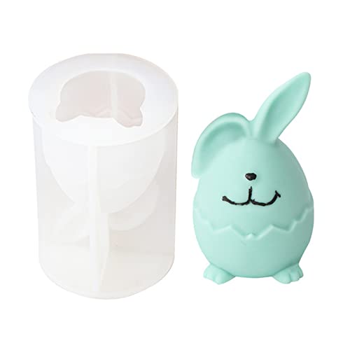 Gips Clay Seifenstange Backbacken Craft Art Formen Werkzeug Gesichtliche Kaninchen Handgefertigte Seife Schimmel Cartoon Kaninchen von JUNNASALIKER