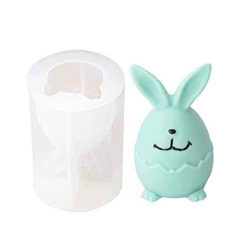 Gips Clay Seifenstange Backbacken Craft Art Formen Werkzeug Gesichtliche Kaninchen Handgefertigte Seife Schimmel Cartoon Kaninchen von JUNNASALIKER