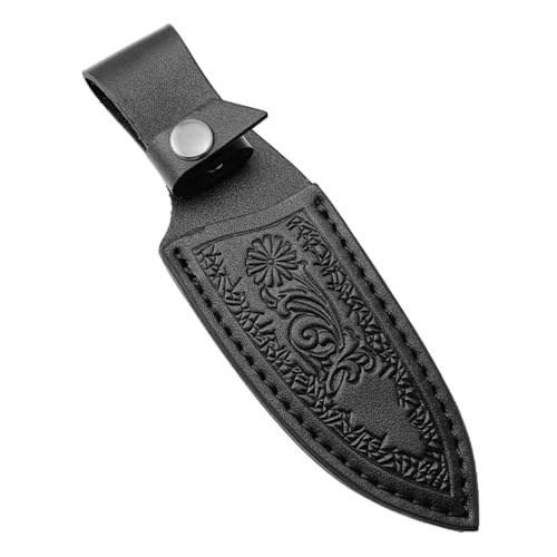 Glatte Ledermesser Schutzabdeckung Lederscheiden Messerschutzmesser Fixes Messer Für Verschiedene Messer von JUNNASALIKER
