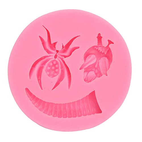 Halloween Themen Kuchenform Silikon Form Backform Schokolade Schokolade Schande Formformen Fondantform Backwerkzeug von JUNNASALIKER