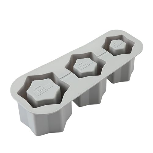 Innovative Eiswürfelschale Für Isolierte Tassen 3 Kammereisbehälter Easy Entfernung Eisform Für Wasserbecherstangen von JUNNASALIKER