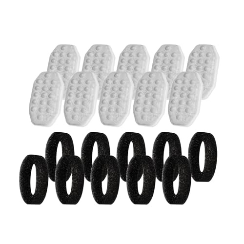 JUNNASALIKER 10pcs Ersatzfilter Für PET Wasserbrunnen Verbesserung des Wasserfilters Und Schwammersatz von JUNNASALIKER