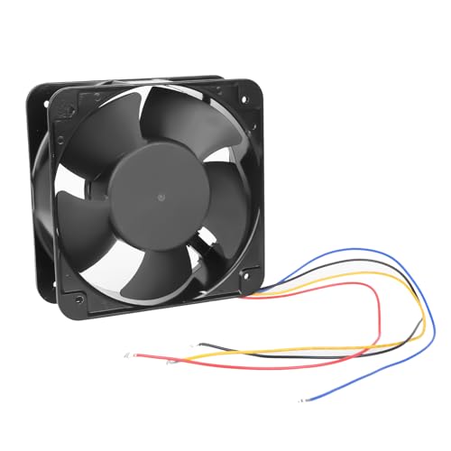 JUNNASALIKER 15 cm Auspuffventilator U/Min Bürstener Und Kugellagermotor Für PC Kühlung Und Rauchabgase von JUNNASALIKER