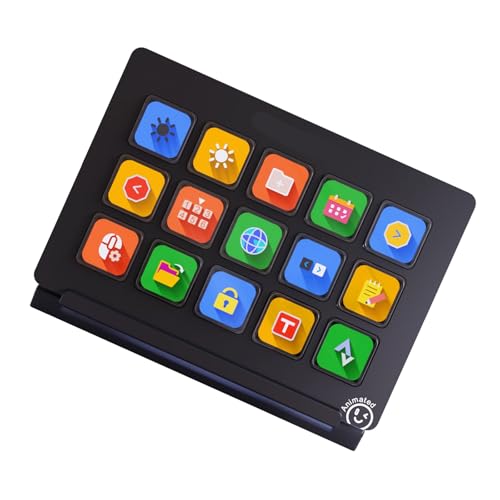 JUNNASALIKER 15Key Programmierbares AI Tastatur Streams Deck Für Rundfunkveranstalter Customs Action Integration PC Workflows Optimierung JUNNASALIKER 15Key Programmierbares AI Tastatur Streams Deck Für Rundfunkveranstalter Customs Action Integration PC Workflows Optimierung von JUNNASALIKER