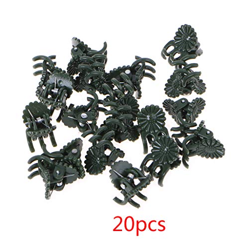 JUNNASALIKER 20 Stcs Plastikanlagen Fix Clips Orchideenstamm Rebeunterstützung Bauernhöfe Blumen JUNNASALIKER 20 Stcs Plastikanlagen Fix Clips Orchideenstamm Rebeunterstützung Bauernhöfe Blumen von JUNNASALIKER