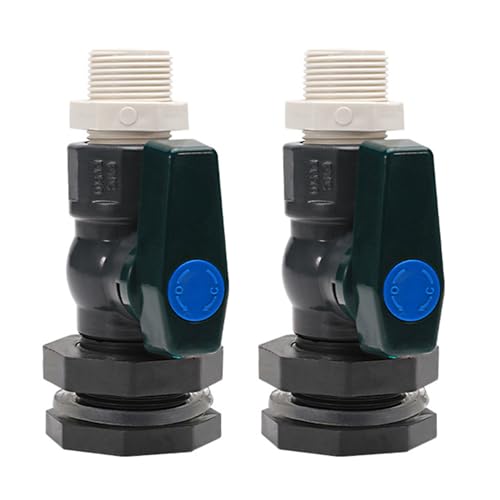 JUNNASALIKER 2pieces PVC Ventile Zapfen Für Regenfässer 3/4 Zoll JUNNASALIKER 2pieces PVC Ventile Zapfen Für Regenfässer 3/4 Zoll von JUNNASALIKER