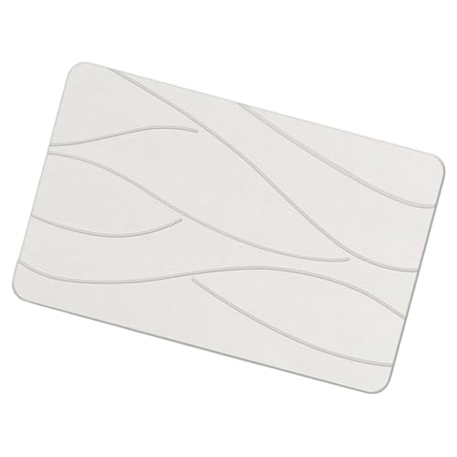 JUNNASALIKER Badematte Natürliche Kieselgur Erde Badezimmer Matte Schnell Trockener Duschteppich Schlupf Resistent JUNNASALIKER Badematte Natürliche Kieselgur Erde Badezimmer Matte Schnell Trockener Duschteppich Schlupf Resistent von JUNNASALIKER