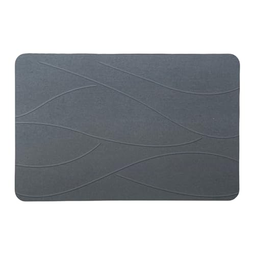 JUNNASALIKER Badematte Natürliche Kieselgur Erde Badezimmer Matte Schnell Trockener Duschteppich Schlupf Resistent JUNNASALIKER Badematte Natürliche Kieselgur Erde Badezimmer Matte Schnell Trockener Duschteppich Schlupf Resistent von JUNNASALIKER