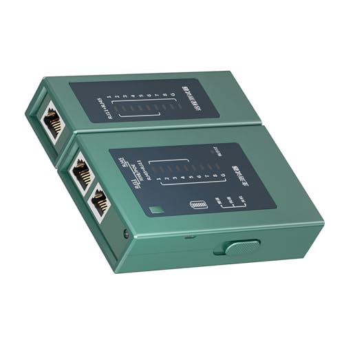 JUNNASALIKER Ethernet Kabel Mapper Und Telefonkabel Kabel Tester Für RJ45 RJ11 RJ12 Cat5 Cat6 Poes Networking Testing Tool JUNNASALIKER Ethernet Kabel Mapper Und Telefonkabel Kabel Tester Für RJ45 RJ11 RJ12 Cat5 Cat6 Poes Networking Testing Tool von JUNNASALIKER