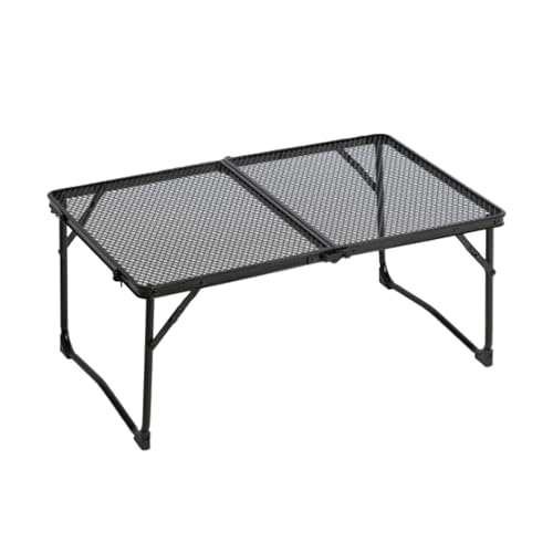 JUNNASALIKER Faltbare Camping Tische Aluminiumrahmen Leichter Falttisch Kompakter Picknick Schreibtisch Zum Angeln Picknick Grill Grill BBQ Langlebig von JUNNASALIKER